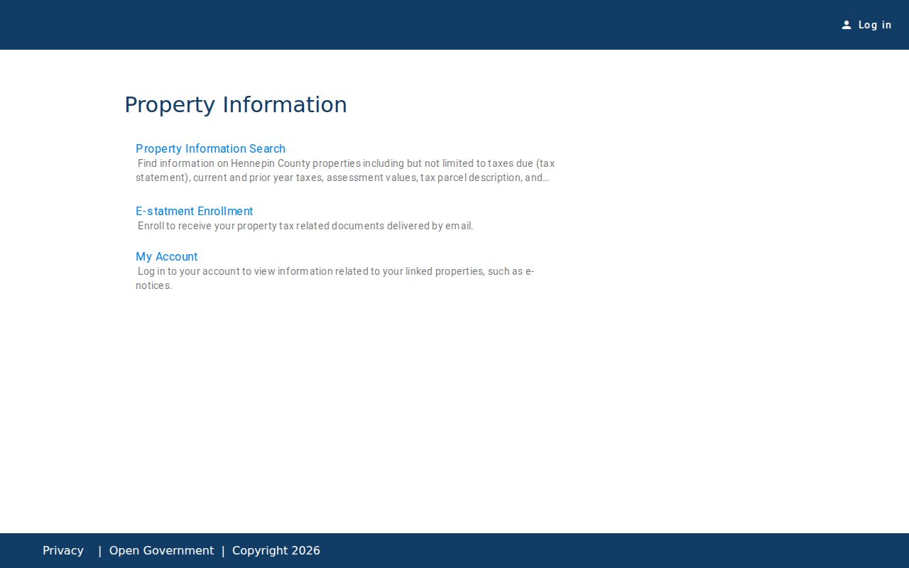 New Hope residents directory Hennepin property search