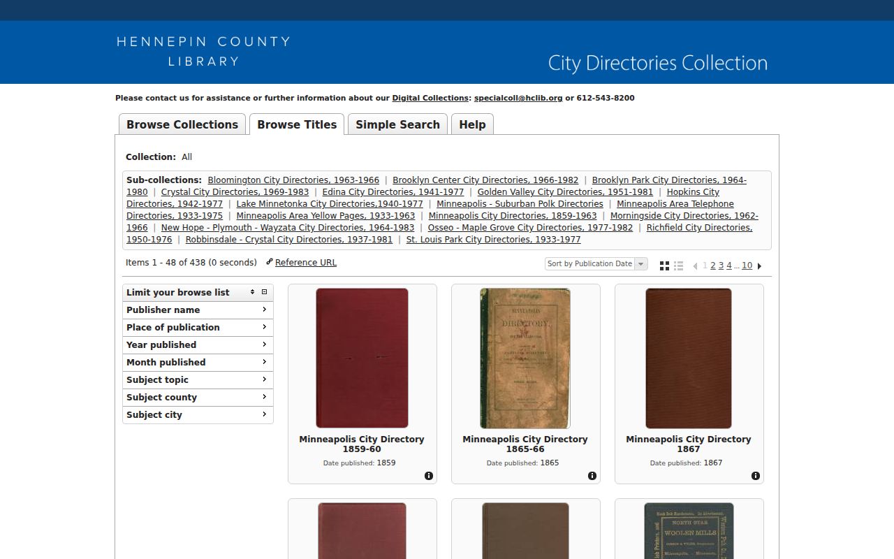 New Hope city directory criss-cross search interface