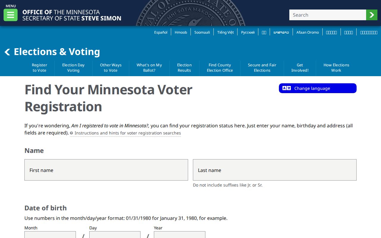 New Hope residents directory Minnesota voter lookup